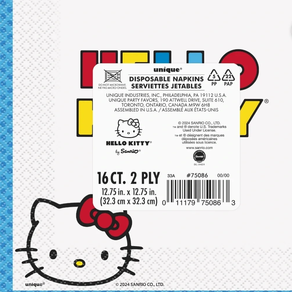 Hello Kitty Napkins - Picture 2 of 2